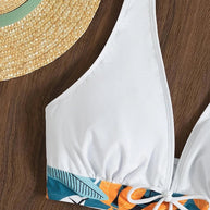 WW | Bikini-Set mit hoher Taille und Print