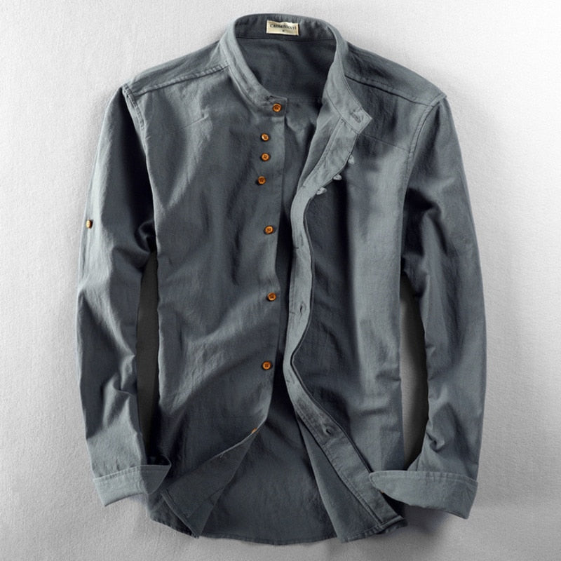 WW | Minimalistisches Kimono Hemd Für Herren