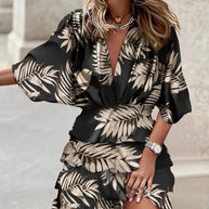 W&W - Stylisches bedrucktes Minikleid