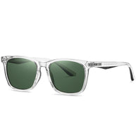 WW | Klassische Sonnenbrille mit transparentem Rahmen