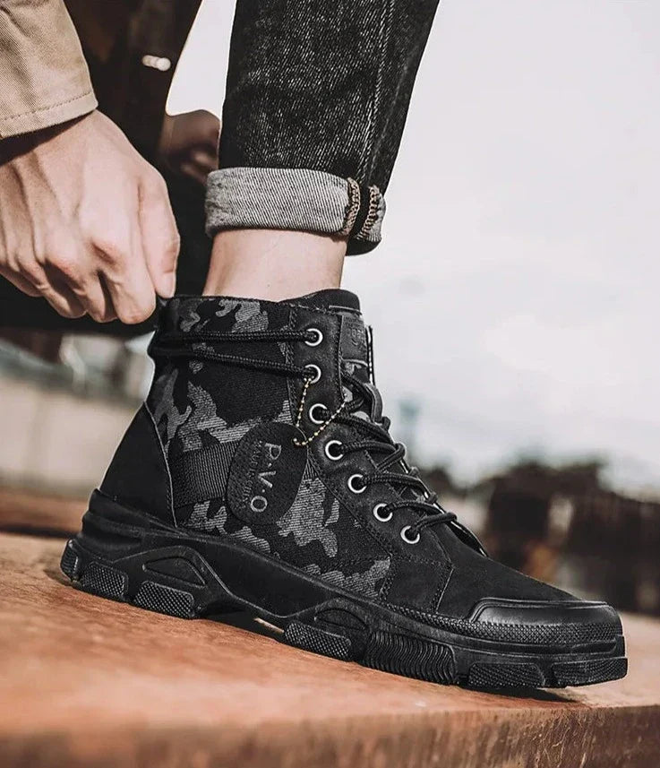 W&W Mode | Outdoor Stiefel Mit Tarnmuster Für Herren