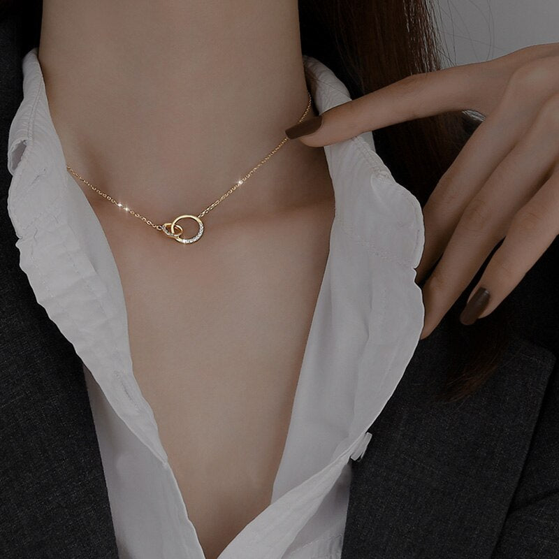 W&W Mode Schillernde Silber-Schönheit | Damen Eleganter Zirkonia-Anhänger aus 925er Sterling Silber
