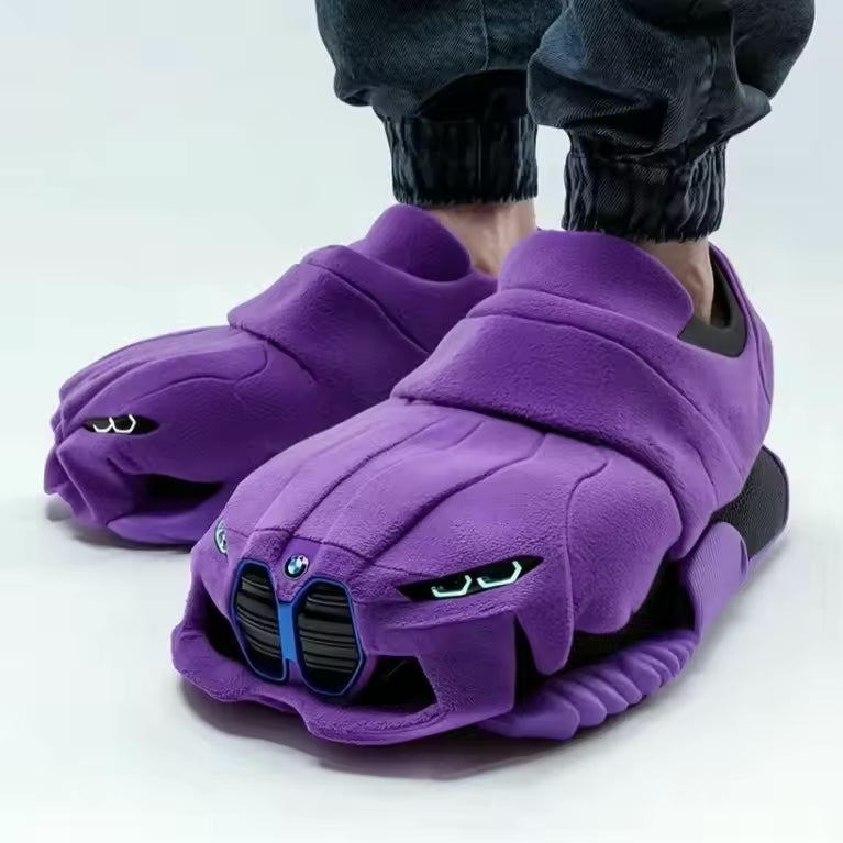 WW | Auto Inspiriert Gestaltung Pantoffeln mit Rutschfester Sohle für Maximalen Komfort