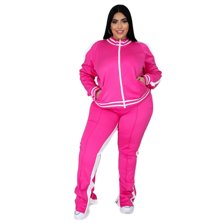 W&W Mode Kuscheliges Komplett-Outfit: Plus-Size Sweatshirt und Jogginghose im Set