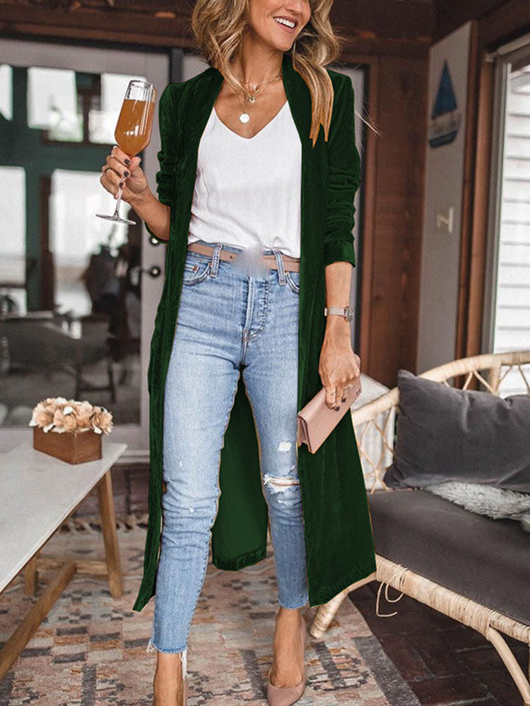 WW | Uplifting My Way Kimono Jacke Aus Samt