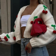 WW | Kirsch-Cardigan Für Frauen