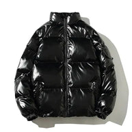 WW | Winddichte Metallische Winter-Pufferjacke