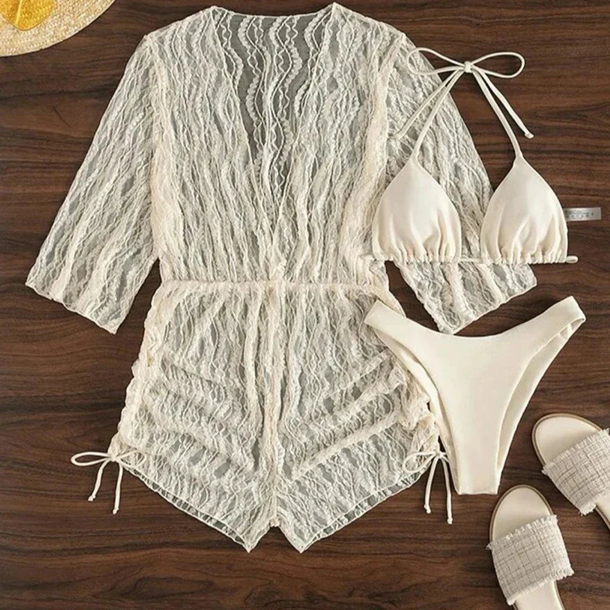 WW | Strand Set Jumpsuit Zusammen mit Bikini