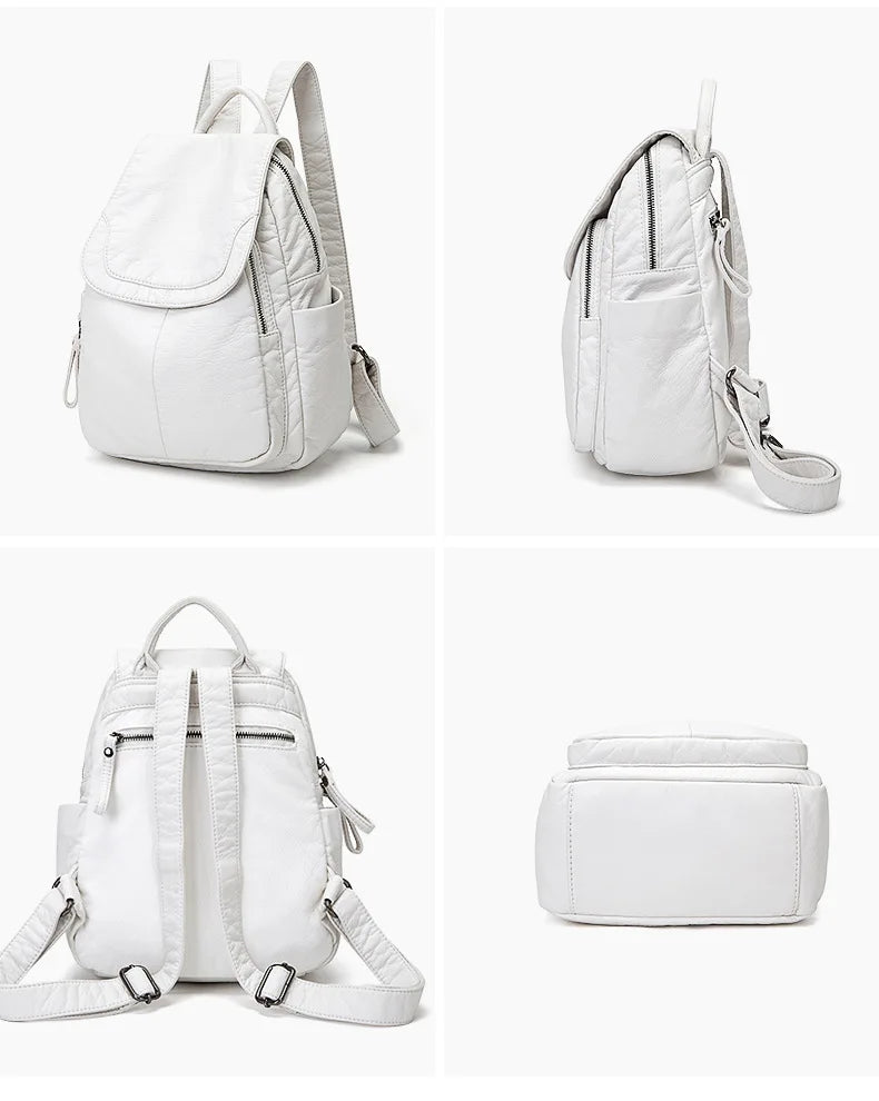 WW | Rucksack Gewaschenes Leder