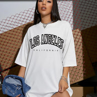 WW | Angeles California grafisches T-Shirt