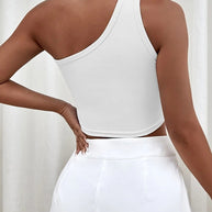 WW - Nahtloses Crop Top mit Cut Out