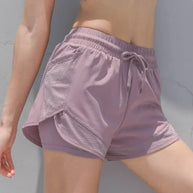 WW | Hoch Taillierte Sommer Sport Shorts Für Damen