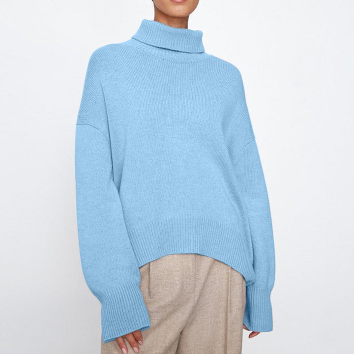 W&W Mode | Stilvolle Herbst Klassische Rollkragenpullover für Frauen