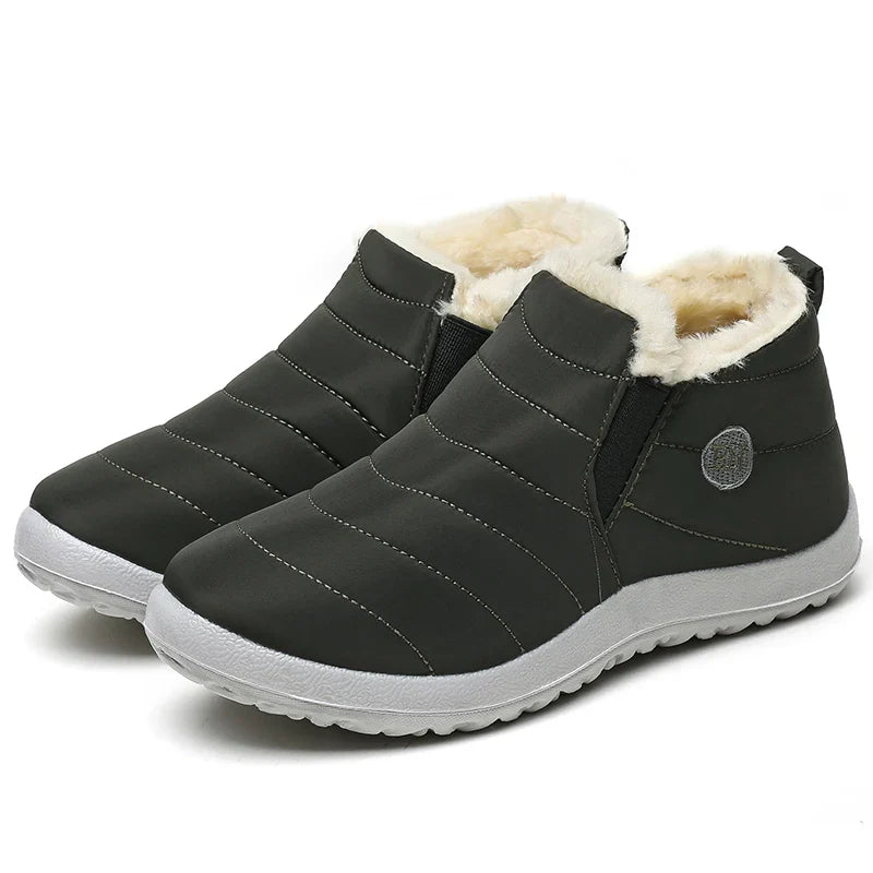 WOLFF - Damen bequeme Schneestiefel mit rutschfester Sohle