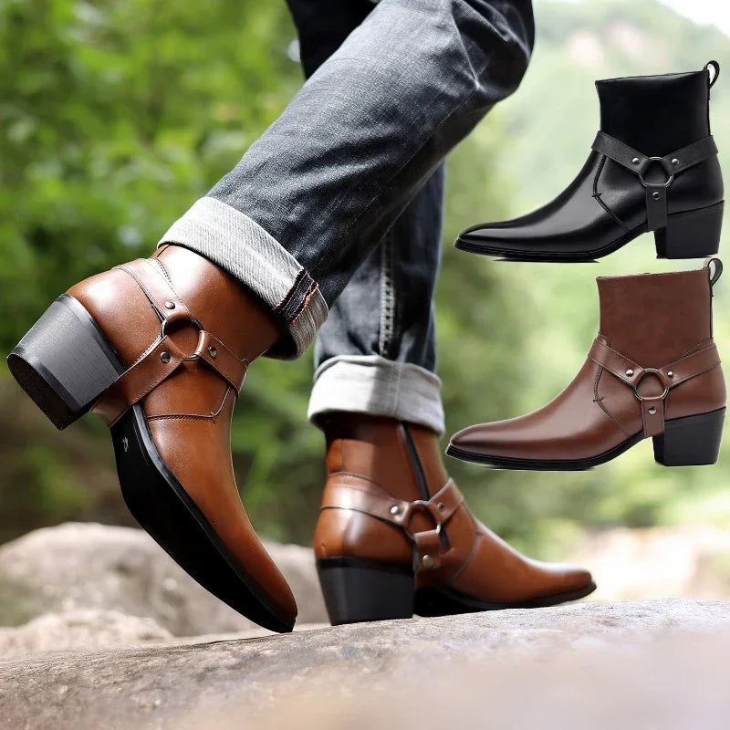 WW | Hochwertige Modische Chelsea Cowboystiefel Für Herren