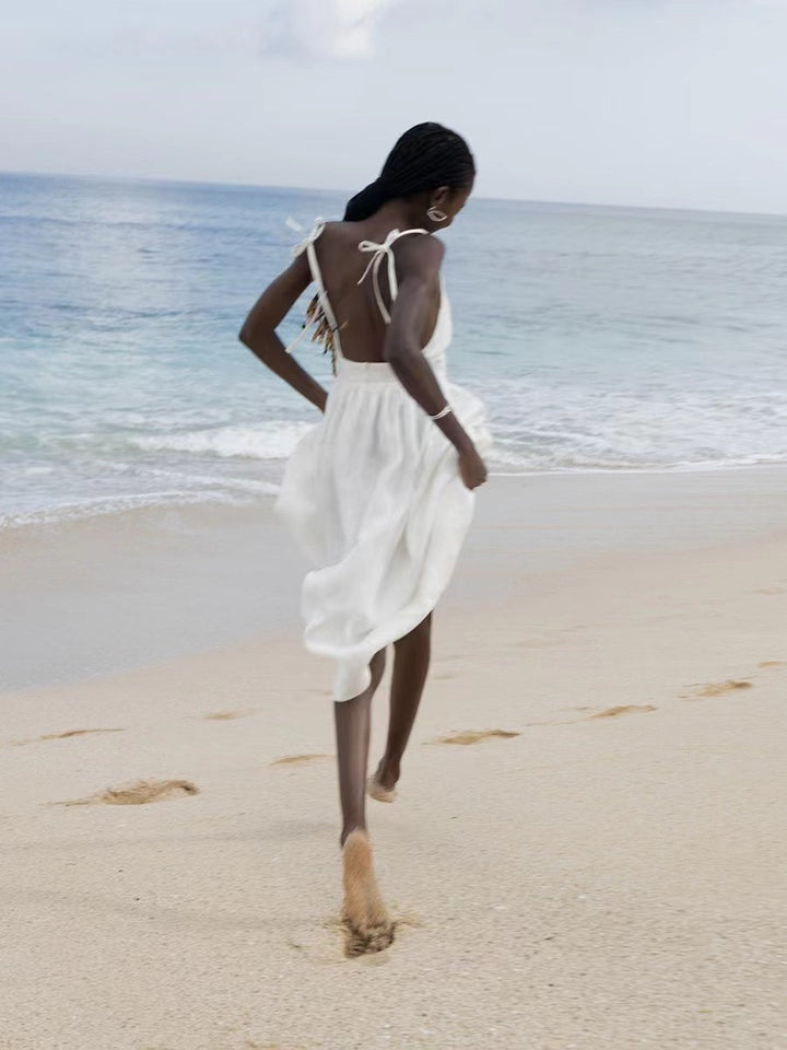 W&W Mode | Atmungsaktives Sommerkleid Aus Leinen Für Damen