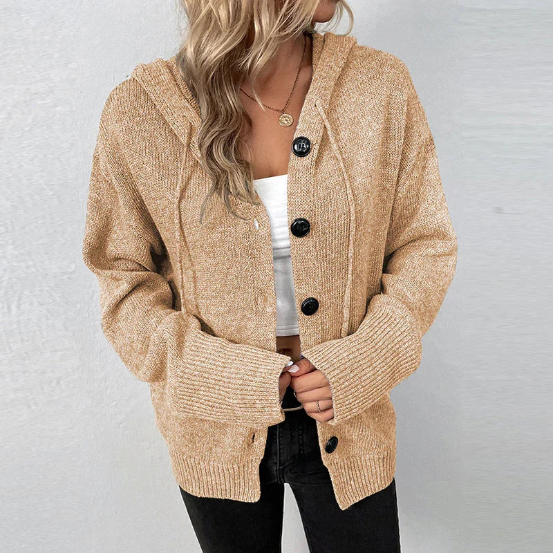 W&W Mode | Bequemer Hooded Cardigan