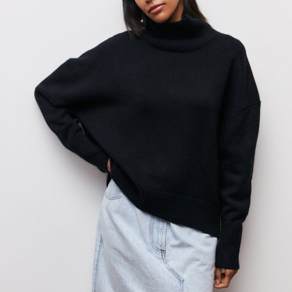 W&W Mode - Rollkragenpullover gestrickt