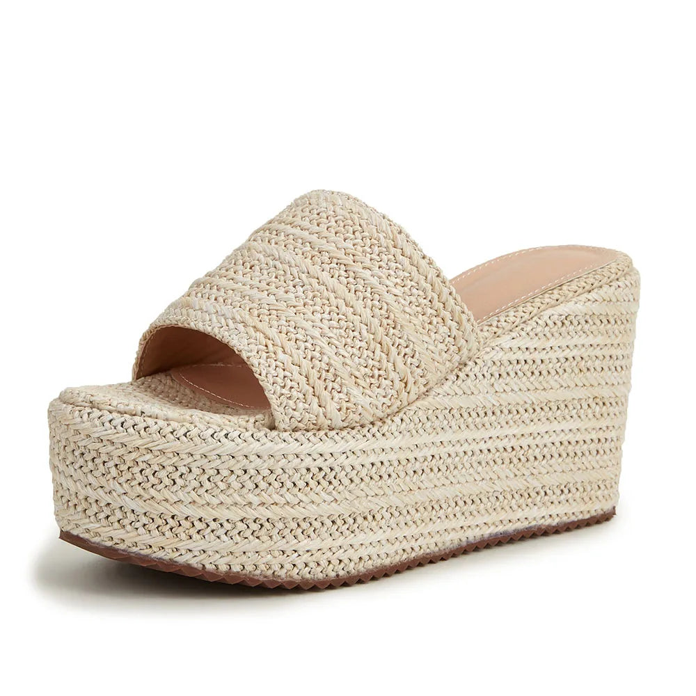 WW | Espadrille Plattform Hanf Boho