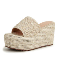 WW | Espadrille Plattform Hanf Boho