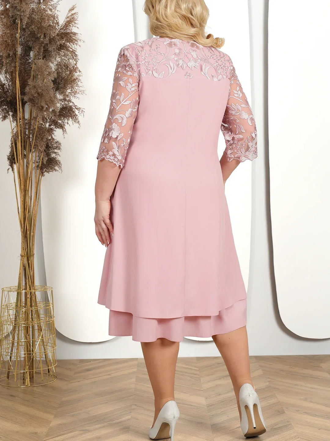 W&W Mode | Elegantes Besticktes Abendkleid für Frauen