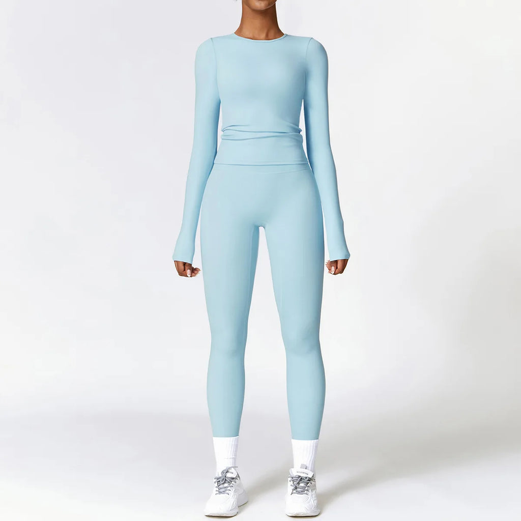 WW | Komplett Homewear Leggings und Top mit Langen Ärmeln
