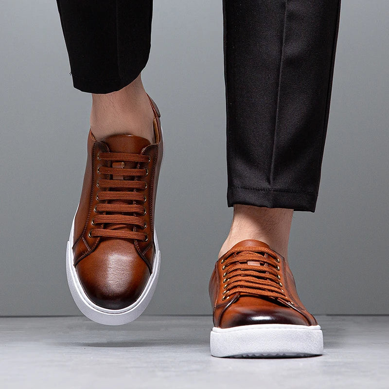 W&W Mode | Leren Herren Sneaker