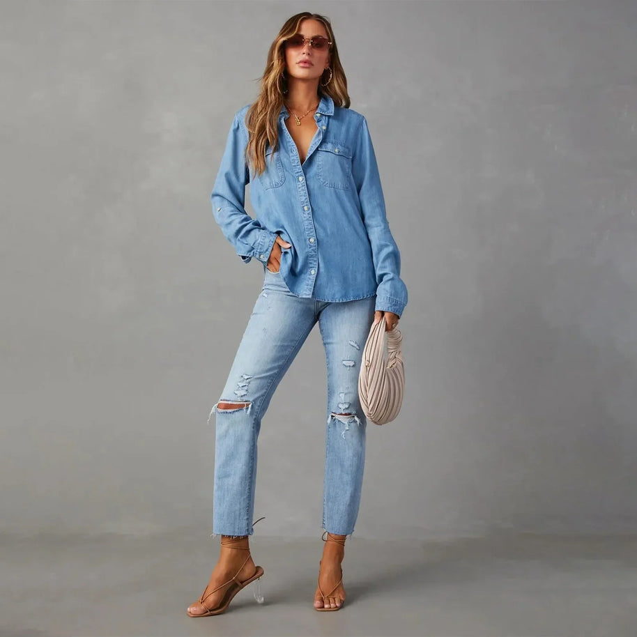 WW | Leichte Denim Hemden