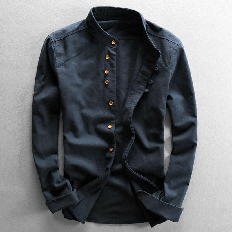 WW | Minimalistisches Kimono Hemd Für Herren
