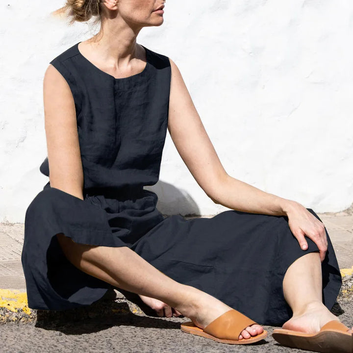 W&W Mode | Baumwoll Leinen Overall