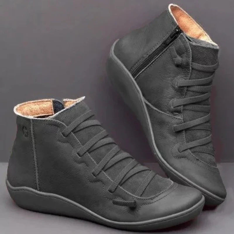 WOLFF - Damen Stiefeletten aus PU-Leder