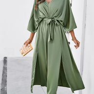 Veronica™ - Kleid mit V-Ausschnitt in lockerer Passform