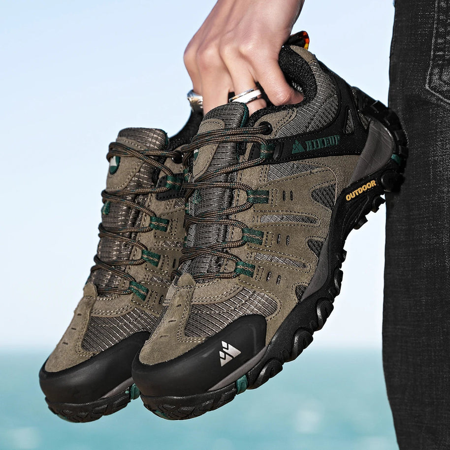 WW | Niedrig Wasserabweisende Wanderschuhe Mit Robuster Sohle Für Herren