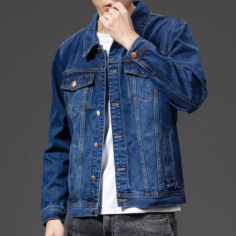 W&W Mode | Klassische Jeansjacke mit Brusttaschen
