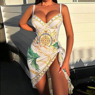 WW | Luxus Neu Zwei Teile Frauen Bikini Set Push Up Blumendruck Bikini Strappy Bandage Badebekleidung Brasilianisch Biquini Badeanzug