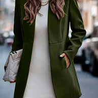 WW - Damen eleganter klassischer urbaner Mantel