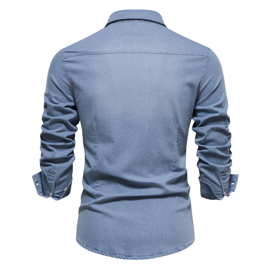 WW | Vielseitiges Denim Hemd Für Männer