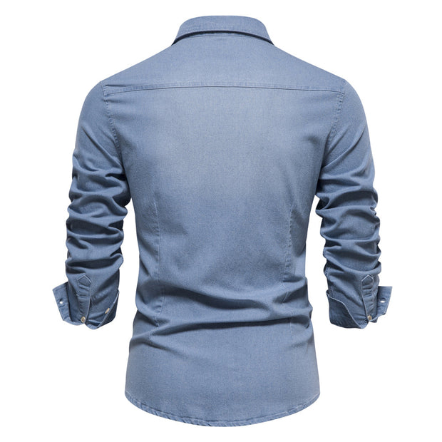 WW | Vielseitiges Denim Hemd Für Männer