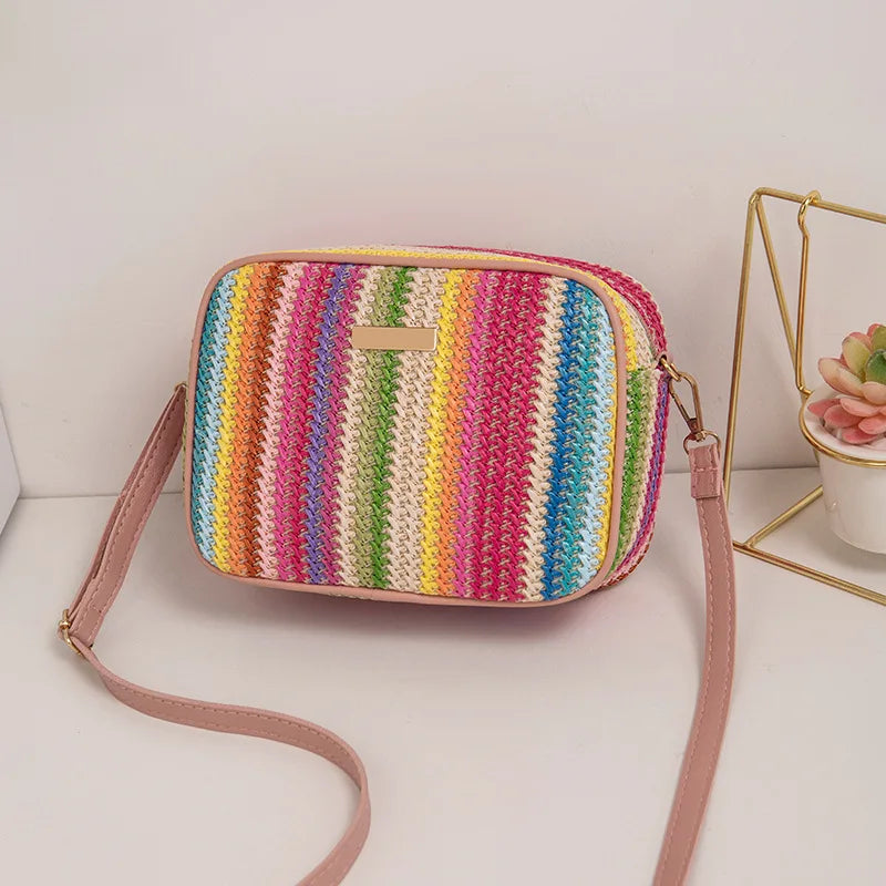 WW | Moderne, Sommerliche, Elegante, Mehrfarbige Umhängetasche Für Damen