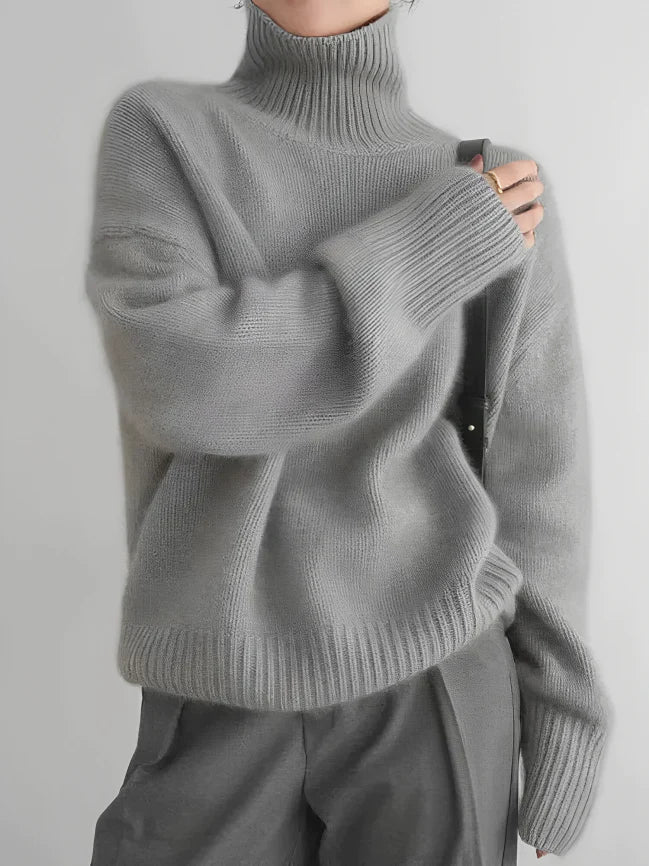 WW | Cashmere-Pullover Mit Rollkragen
