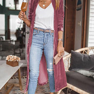 WW | Uplifting My Way Kimono Jacke Aus Samt