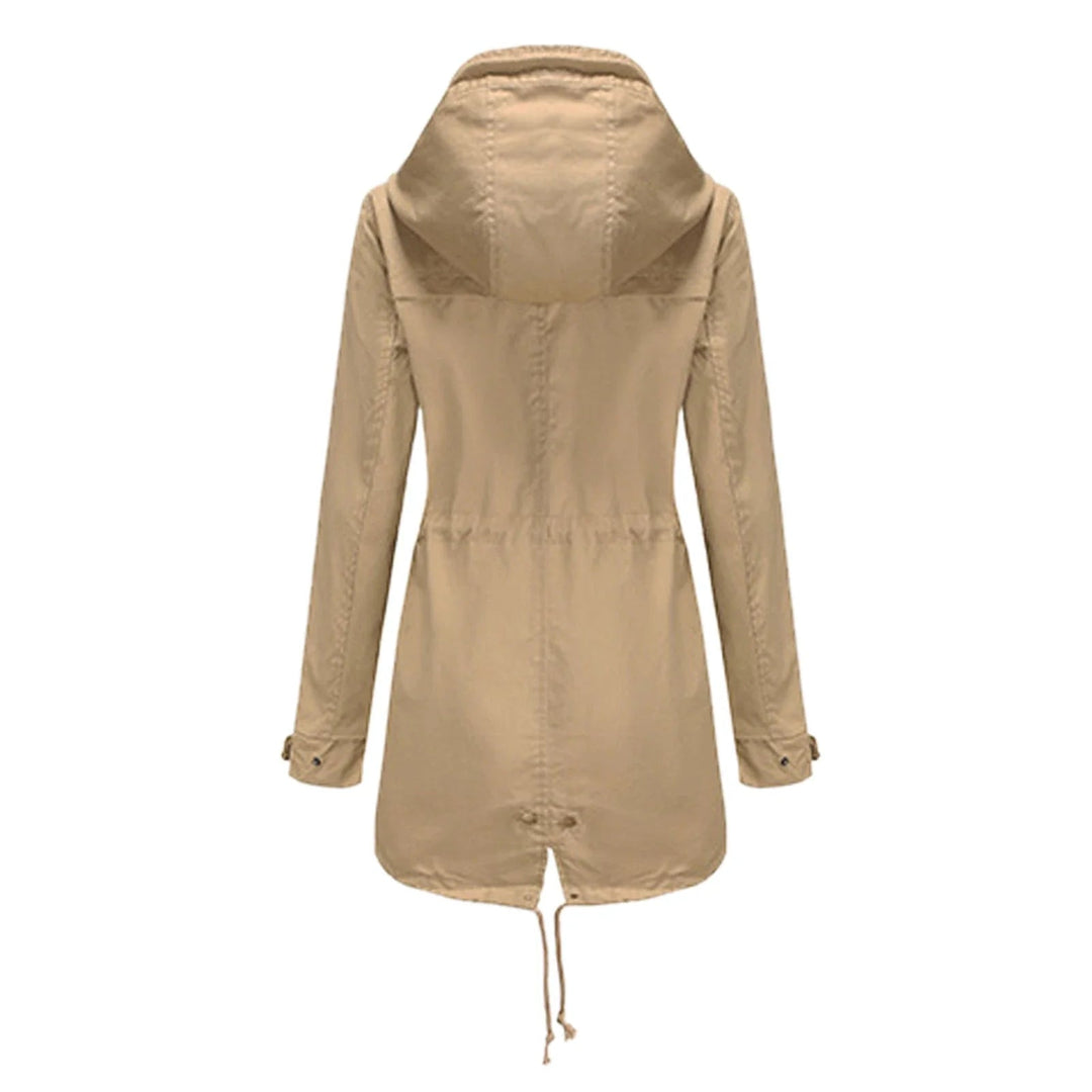 W&W Mode Elegante Wasserdichte Outdoor Regenjacke Für Damen | Perfekt Für Outdoor-Aktivitäten