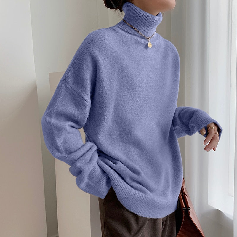 WW | Stilvolle Herbst Klassische Rollkragenpullover für Frauen