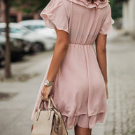 WW | Rüschen Mini Kleid