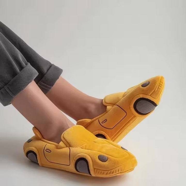 Pantoffeln mit rutschfester Sohle für zuhause