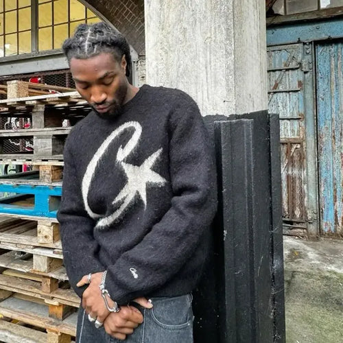 WW | Corteiz C Star Strickpullover