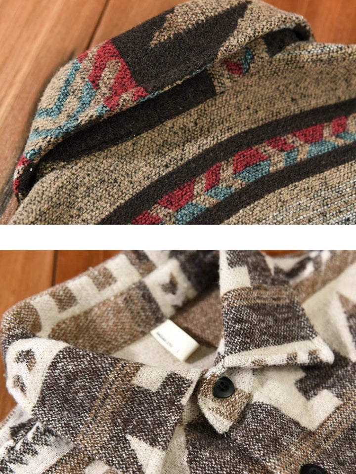 W&W Mode - Vintage Langärmelige Jacke für Herren
