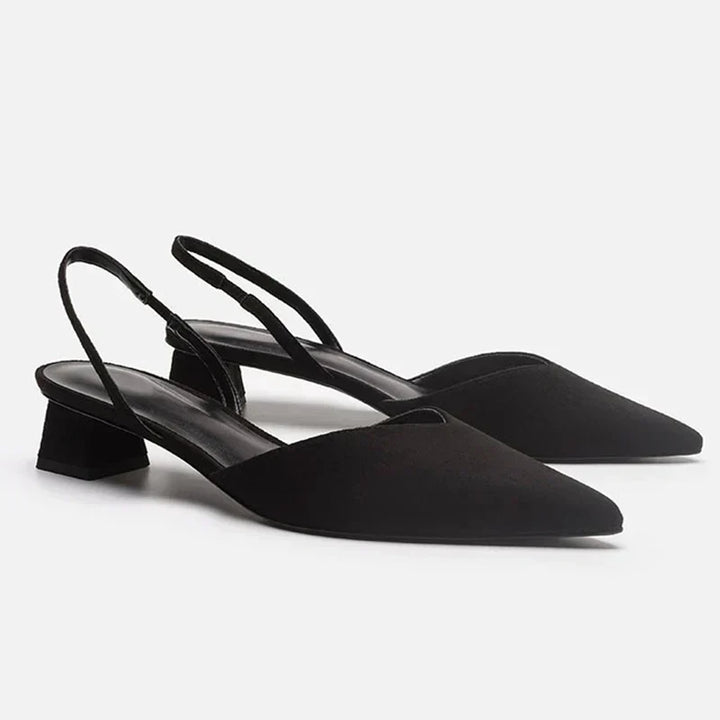W&W Mode | Spitz Zulaufende Absätze Slingback Stil