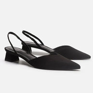 WW | Spitz Zulaufende Absätze Slingback Stil