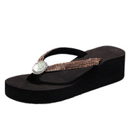 WW-Flop mit Keilabsatz - Strand - Sommer